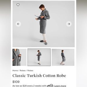 Parachute Turkish robe